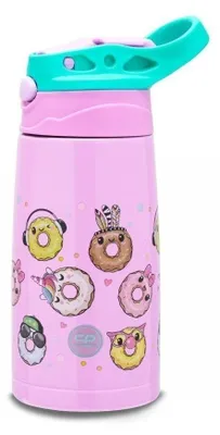 Immagine prodotto di Borraccia thermos CoolPack | Bono - 350 ml - Happy Donuts - senza BPA - per la scuola e i viaggi