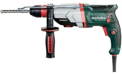 Productafbeelding van Metabo KHE 2860 QUICK, SDS Plus, Zwart, Groen, Rood, Zilver, 2,8 cm, 870 omw/min, 1150 omw/min, 3,2 J