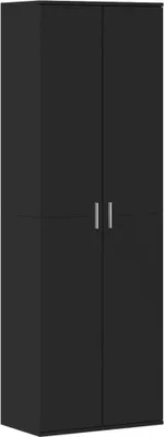 Produktbild von Highboard Schwarz 60x35x180 cm Holzwerkstoff