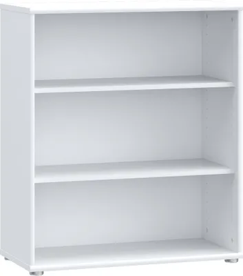 Produktbild von Regal >TEMPRA2< 2 Böden, in Weiss - 73,7x85,5x34,8cm (BxHxT)