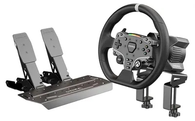 Zdjęcie produktu dla Zestaw Gamingowy - Baza R3 + Kierownica Es + Peday Srp-Lite + Zaciski Moza Racing R3 Rs053 (X-Box, Pc)