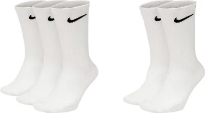 Produktbild von 5 Paar Nike Everyday Lightweight Crew SX7676 Tennis Socke - Farbe: weiß - Größe: 42-46