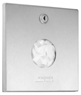 Wagner-EWAR Hygienebeutelspender WP256 Edelstahl für Unterputzmontage