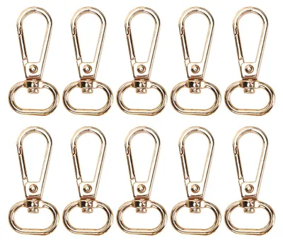 Productafbeelding van 10 stuks sleutelhanger-clips voor tasriemen, 13 mm, karabijnhaak, halskarabijnhaak, DIY-accessoires