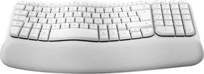 Produktbild von Logitech Wave Keys for Mac, Volle Größe (100%), Kabellos, Bluetooth, Membran Key Switch, QWERTZ, Weiß
