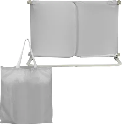 Produktbild von ISOISL Klappbares Bettgitter 180 cm, Grau, höhenverstellbar 0-30 cm, für Matratzen 8-30 cm
