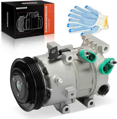 Image de Compresseur de climatisation avec accouplement magnétique, remplacement pour système de climatisation automobile