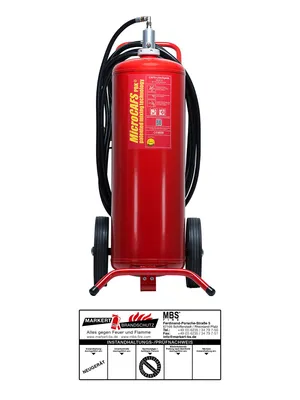 Produktbild von MicroCAFS 50 Liter MC6SP50T Schaum Feuerlöscher inkl. Plakette
