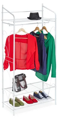 Produktbild von Relaxdays Kleiderständer Metall, Garderobenständer Vintage, HxBxT: 161 x 78 x 36