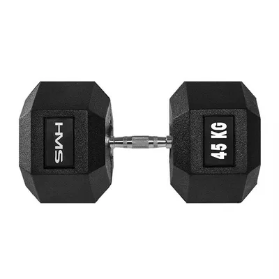 Produktbild von HMS Fitness Hexa Pro Hexagon-Kurzhantel 45 kg