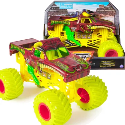 Image de Monster Jam, véhicule métallique, échelle 1:24, El Toro Loco