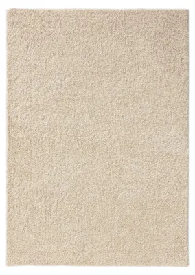 Productafbeelding van Wasbaar hoogpolig vloerkleed Soho crème, 15x15 cm, patroon, geschikt voor de woonkamer, rechthoekig, antislip, wasbaar, hoogpolig, benuta, zacht, pluizig, shaggy