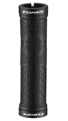 Immagine prodotto di Manopole Token TK9881 NERO - ergonomiche, lavabili, leggere, MTB,BMX
