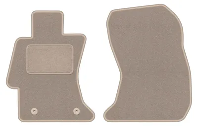 Produktbild von Vordere Auto Fußmatten Velours für: Subaru Impreza IV 2011-2016 Schrägheck, Limousine beige