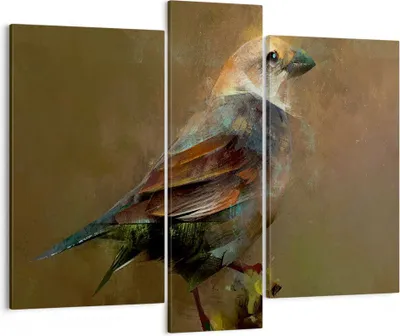 Produktbild von Bild auf Leinwand - Leinwandbild - Vogel Natur - 95x80cm - Wand Bild - Wanddeko - Wandbilder - Leinwanddruck - Bilder - Kunstdruck - Wanddekoration - Leinwand bilder - Wandkunst - CB95x80-3924