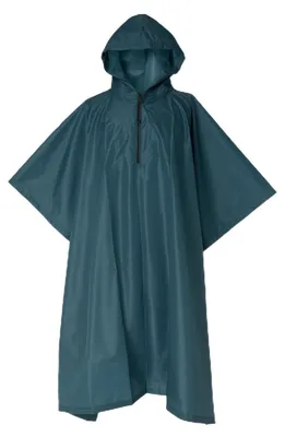 Produktbild von Wasserdichter Regenponcho mit Kapuze - 100% Recyceltes Polyester