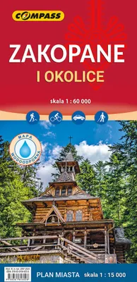 Immagine prodotto di Mappa di Zakopane e dintorni versione laminata 1:60 000