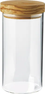 Produktbild von Vorratsglas mit Olivenholzdeckel, 900 ml, 20 cm