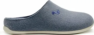 Produktbild von Damen Slipper Sneaker Blauer Nebel vegan aus recyceltem PET mit flacher Sohle für Innenbereiche