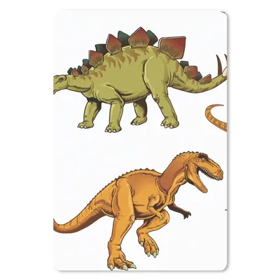 Produktbild von MuchoWow® Mauspad Mousepad Dinosaurier - Zeichnung - Jungen - Kinder 40x60 cm - Mousepads - Maus Mat - Pad - Mausunterlage - Schreibtisch Accesoire