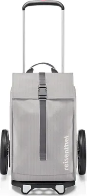Image de reisenthel chariot de courses Citycruiser Herringbone Grey gris clair