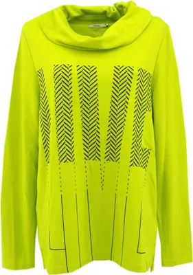 Produktbild von 31883 Cecil, ,  Damen Pullover, Sweaterstrick, limette bedruckt, M