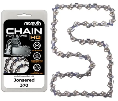 Produktbild von Kettensatz für Motorsäge 45cm 1,5mm 0,325" 72TG für Jonsered 370