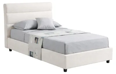 Produktbild von Adalpina - Einzelbett, Beige, Matratze inklusive  Italy