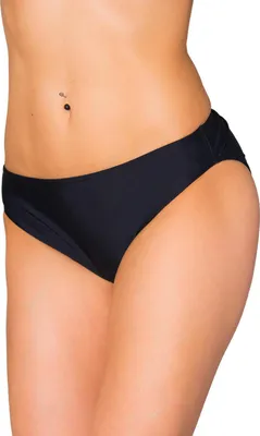 Produktbild von Aquarti Damen Bikini Hose mit mittelhohem Bund, Farbe: Schwarz, Größe: 42