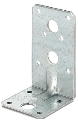 Produktbild von Alberts Schwerlast-Winkelverbinder mit Sicke | sendzimirverzinkt | 90 x 50 x 50 mm | 50er Set