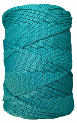 Produktbild von Zaplatani Polyester Flachkordel Azurblau 5mm 100m