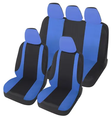 Produktbild von Auto Accessori Lupex Universal-Autositzbezüge LS10, Sitzbezüge Farbe Blau, Set v