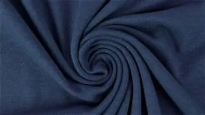 Produktbild von Jersey Yara Marine Melange 220 g/m², ca. 0,5 m lang, ca. 1,5 m breit, Stoffe Meterware, Baumwolljersey