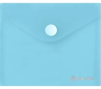 Immagine prodotto di Copertina per documenti A6 perno di stampa blu pastello formato verticale confezione da 10 pezzi