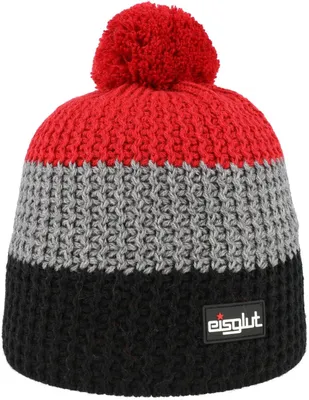 Produktbild von Eisglut Bommel Strickmütze Stormyo, schwarz, Gr. Einheitsgröße