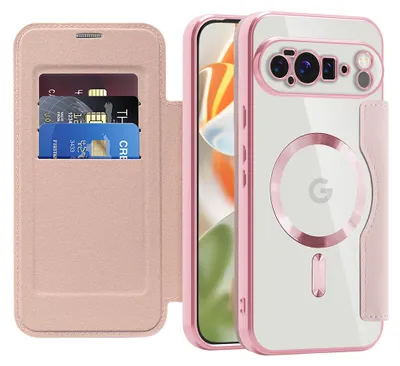 Zdjęcie produktu dla Techsuit SmartMag Case etui książkowe na Google Pixel 10 Pro XL - różowe