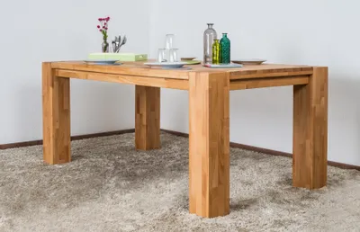 Produktbild von Esstisch Wooden Nature 115 Kernbuche massiv geölt - 180 x 100 cm (B x T)