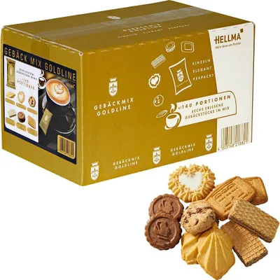 Produktbild von HELLMA Goldline Gebäck 140 Stück