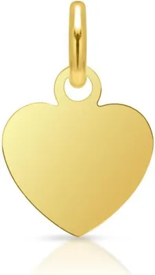 Produktbild von Goldener Anhänger Herz aus 925er Silber-vergoldet SP0379-G