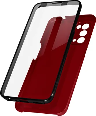 Produktbild von Avizar, Hülle für Vorder- und Rückseite für Oppo Reno 5 5G / Find X3 Lite, Rot