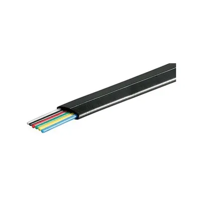 Obrázek produktu pro Goobay 50254 Telefonní plochý kabel 100 m v roli, AWG 30,CU (měď), černý - 6 žil