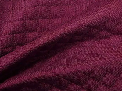 Obrázek produktu pro Bordó steh, kostkovaný vzor, brokát, látka / 50 cm