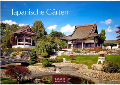 Produktbild von Japanische Gärten Kalender 2027 - Wandkalender | Fotokalender Asien 24x35cm - Fotografien authentischer japanischer Gärten, perfekt für Natur- und Gartenliebhaber