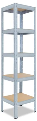 Image de shelfplaza PRO 200x60x60 cm Étagère charges lourde en galvanisé avec 5 étagères et une capacité de charge de 200 kg par étagère