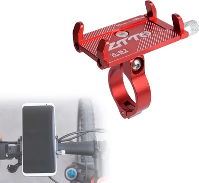 Produktbild von Handy-Halterung, Fahrrad-Navigation, feste Halterung, Moto-Lenker, Aluminiumlegierung, Fahrradträger