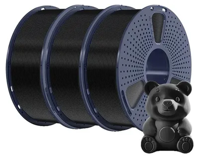 Obrázok produktu pre 3D vlákna: PLA, PETG a ABS, vrátane čierneho PLA+
