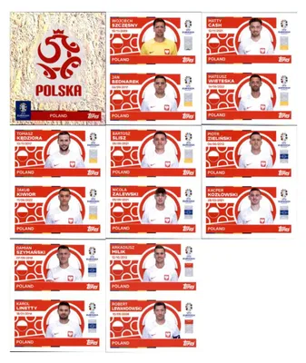 Produktbild von UEFA EURO 2024 Germany - Sammelsticker - Mannschaftspaket - Polen