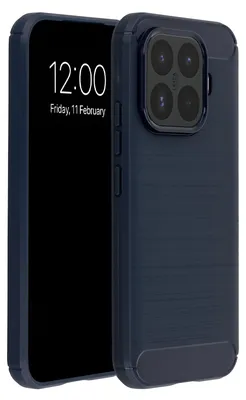 Immagine prodotto di Custodia posteriore in silicone spazzolato per Xiaomi 17T - Blu scuro