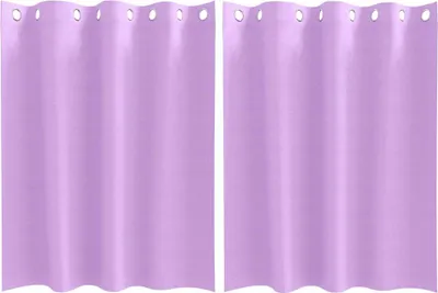 Obrázok produktu pre vidaXL Zatemňujúce závesy s krúžkami 2 ks Fialová 140 x 140 cm