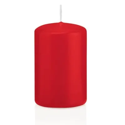Produktbild von Wiedemann 218108.001 Stumpenkerze - 80 x 50 mm, rot